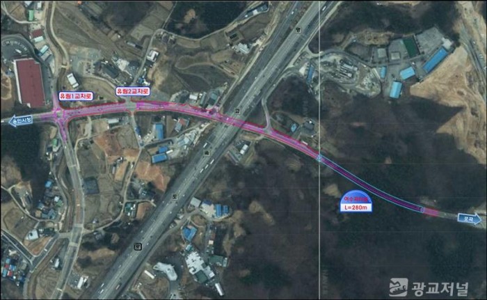 3. 용인특례시가 처인구 여수곡터널~유림1교 구간 1개 차로를 추가한다.jpg