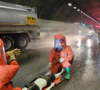 용인소방서, 영동고속도로 마성터널 복합재난…. 범기관 ‘재난대응 안전한국훈련’ 실시