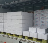 신갈동, 강남병원 취약가구 위해 식료품 400박스 기탁
