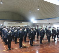 ‘소방공무원 첫걸음’ 용인소방서, 용인의 안전을 지키는 신규 소방관 66명 임용